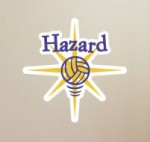 Hazard wall logo