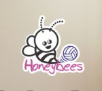Honeybees wall logo